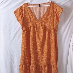 Polka Dot Boho Midi Dress, Sz 22, Shein brand, NWOT